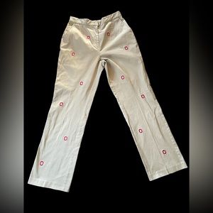 Women’s Ohio State Buckeyes Belle Pointe Khaki Pants Size 8